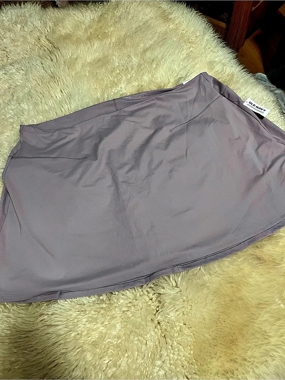 Old Navy Extra High-Waisted PowerSoft Skort Purple 3X NWT